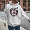 Baseball Daddy Father's Day Baseball Season Vintage Game Day Men Hoodie Baseball Daddy Father's Day Baseball Season Vintage Game Day Men Hoodie