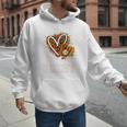 Baseball Daddy Leopard Heart Colorful Premium Men Hoodie