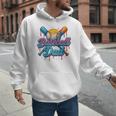 Retro Baseball Dad Dripping Ice Cream Father's Day Men Hoodie Retro Baseball Dad Dripping Ice Cream Father's Day Men Hoodie