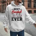 Retro Best Baseball Dad Ever Daddy Happy Fathers Day Men Men Hoodie