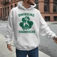 Shamrock Baseball Dad St Patricks Irish Ireland St Paddys Men Hoodie Shamrock Baseball Dad St Patricks Irish Ireland St Paddys Men Hoodie