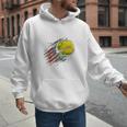 Softball Dad Like a Baseball Dad With Bigger Balls Premium Men Hoodie Softball Dad Like a Baseball Dad With Bigger Balls Premium Men Hoodie