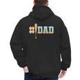 1 Dad Baseball Ice Cream Drip Fathers Day Baseball Daddy Men's Hoodie Back Print 1 Dad Baseball Ice Cream Drip Fathers Day Baseball Daddy Men's Hoodie Back Print