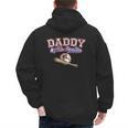 1st One Birthday Baseball Dad Daddy Of The Rookie Vintage Men's Hoodie Back Print 1st One Birthday Baseball Dad Daddy Of The Rookie Vintage Men's Hoodie Back Print