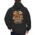 Baseball Dad – Always In The Stands Always Loud Retro Men's Hoodie Back Print