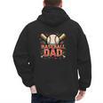 Baseball Dad Camouflage Tee For Proud Fathers Men's Hoodie Back Print