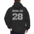 BASEBALL DAD CLASS OF 2028 BASEBALL DAD 28 CLASS OF 28 Men's Hoodie Back Print