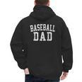 Baseball Dad Classic Bold Font Father's Day Daddy Men's Hoodie Back Print Baseball Dad Classic Bold Font Father's Day Daddy Men's Hoodie Back Print