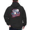 Baseball Dad Coach Training Saying Get Your Glove Down Men's Hoodie Back Print Baseball Dad Coach Training Saying Get Your Glove Down Men's Hoodie Back Print