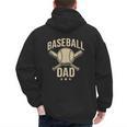 Baseball Dad Crossed Bats Cool Sports Fan Vintage Men's Hoodie Back Print Baseball Dad Crossed Bats Cool Sports Fan Vintage Men's Hoodie Back Print