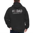 Baseball Dad Daddy Father's Day Number One Baseball Dad Men's Hoodie Back Print Baseball Dad Daddy Father's Day Number One Baseball Dad Men's Hoodie Back Print