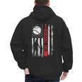 Baseball Dad Father And Son Baseball Love Men's Hoodie Back Print Baseball Dad Father And Son Baseball Love Men's Hoodie Back Print