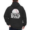 Baseball Dad Father Sport Fan Men's Hoodie Back Print Baseball Dad Father Sport Fan Men's Hoodie Back Print