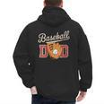 Baseball Dad Fireball Sports Father Fathers Day Daddy Men's Hoodie Back Print Baseball Dad Fireball Sports Father Fathers Day Daddy Men's Hoodie Back Print