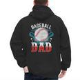 Baseball Dad Happy Fathers Day Dad Daddy Baseball Lover Men's Hoodie Back Print Baseball Dad Happy Fathers Day Dad Daddy Baseball Lover Men's Hoodie Back Print