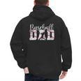 Baseball Dad Happy Fathers Day For Men Boys Baseball Lovers Men's Hoodie Back Print