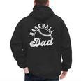 Baseball Dad Matching Baseball Team Lover Men's Hoodie Back Print