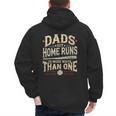 Baseball Dad Men Dads Hit Home Runs In More Ways Than One Men's Hoodie Back Print Baseball Dad Men Dads Hit Home Runs In More Ways Than One Men's Hoodie Back Print