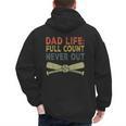 Baseball Dad For Men Dad Life Full Count Never Out Men's Hoodie Back Print Baseball Dad For Men Dad Life Full Count Never Out Men's Hoodie Back Print