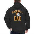 Baseball Dad Men Men's Hoodie Back Print