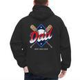 Baseball Dad Baseball Men's Hoodie Back Print Baseball Dad Baseball Men's Hoodie Back Print