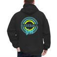 Baseball Dad With Modern Baseball Circles Men's Hoodie Back Print Baseball Dad With Modern Baseball Circles Men's Hoodie Back Print
