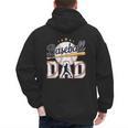 Baseball Dad Player Cool Retro Sports Fan Father's Day Men's Hoodie Back Print