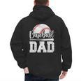 Baseball Dad Baseball Player Game Day Father's Day Men's Hoodie Back Print Baseball Dad Baseball Player Game Day Father's Day Men's Hoodie Back Print