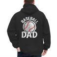 Baseball Dad Baseball Player Men Men's Hoodie Back Print