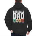Baseball Dad Proud Little Slugger Father Humor Men's Hoodie Back Print Baseball Dad Proud Little Slugger Father Humor Men's Hoodie Back Print