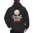Baseball Dad Quote Father's Day Sports Men's Hoodie Back Print Baseball Dad Quote Father's Day Sports Men's Hoodie Back Print