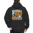 Baseball Dad Like a Regular Dad Only Way Cooler Men's Hoodie Back Print Baseball Dad Like a Regular Dad Only Way Cooler Men's Hoodie Back Print