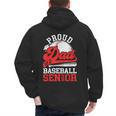 Baseball Dad Shirt Proud Dad Of A Baseball 2025 Senior Men's Hoodie Back Print