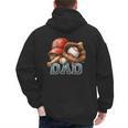Baseball Dad Spectator Father's Day Game Day Youth Baseball Men's Hoodie Back Print Baseball Dad Spectator Father's Day Game Day Youth Baseball Men's Hoodie Back Print