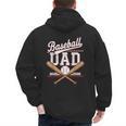 Baseball Dad Sports Lover Father's Day Father In Law Men's Hoodie Back Print Baseball Dad Sports Lover Father's Day Father In Law Men's Hoodie Back Print
