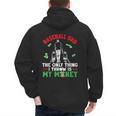 Baseball Dad The Only Thing I Throw Is My Money Father Daddy Men's Hoodie Back Print