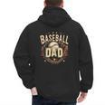 Baseball Dad Vintage Men's Hoodie Back Print Baseball Dad Vintage Men's Hoodie Back Print
