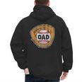 Baseball Glove Father's Day Baseball Dad Men's Hoodie Back Print
