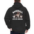 Baseball Gnome Grandpa With Sayings For Baseball Dad Coach Men's Hoodie Back Print Baseball Gnome Grandpa With Sayings For Baseball Dad Coach Men's Hoodie Back Print