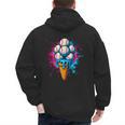 Baseball Ice Cream Drip Baseball Dad Sports Fan Youth Boys Men's Hoodie Back Print Baseball Ice Cream Drip Baseball Dad Sports Fan Youth Boys Men's Hoodie Back Print