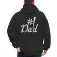 Baseball Player Dad Papa Fathers Day Number One Baseball Dad Men's Hoodie Back Print Baseball Player Dad Papa Fathers Day Number One Baseball Dad Men's Hoodie Back Print