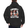 Basketball Gnomies Have Fun For Baseball Dad And Coach Men's Hoodie Back Print