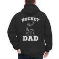 Bucket Dad Softball Dad Baseball Dad Catcher Men's Hoodie Back Print Bucket Dad Softball Dad Baseball Dad Catcher Men's Hoodie Back Print