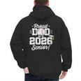 Class Of 2026 Senior Year Baseball Dad Senior 2026 Men's Hoodie Back Print