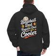 Cool Baseball Dad Saying For Sports Loving Dads Men's Hoodie Back Print Cool Baseball Dad Saying For Sports Loving Dads Men's Hoodie Back Print
