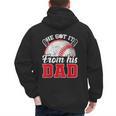 He Got It From His Dad Baseball Dad Legacy Humor Quote Men's Hoodie Back Print He Got It From His Dad Baseball Dad Legacy Humor Quote Men's Hoodie Back Print