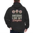 Father's Day Baseball Dad I'm Awesome Just Like My Daughter Men's Hoodie Back Print Father's Day Baseball Dad I'm Awesome Just Like My Daughter Men's Hoodie Back Print