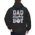 Ice Cream Baseball Dad Birthday Boy Drip Bat Sweet Baseball Men's Hoodie Back Print