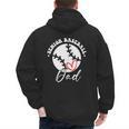 The Last Home Run Season Senior Baseball Dad 2025 2 SIDES Men's Hoodie Back Print