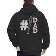 Number One Baseball Dad Fathers Day Baseball Player Dad Men's Hoodie Back Print Number One Baseball Dad Fathers Day Baseball Player Dad Men's Hoodie Back Print